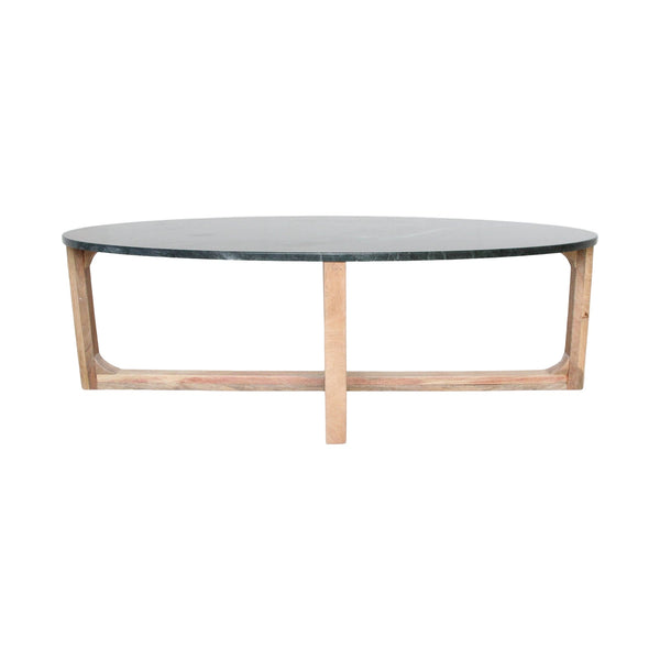 Salontafel Marmer Ovaal Groen - Salontafel