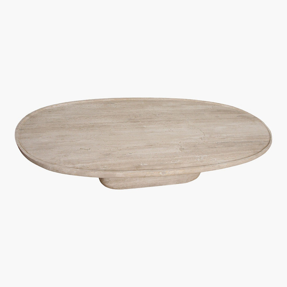 Travertin Salontafel Ovaal - Salontafel - afbeelding 4