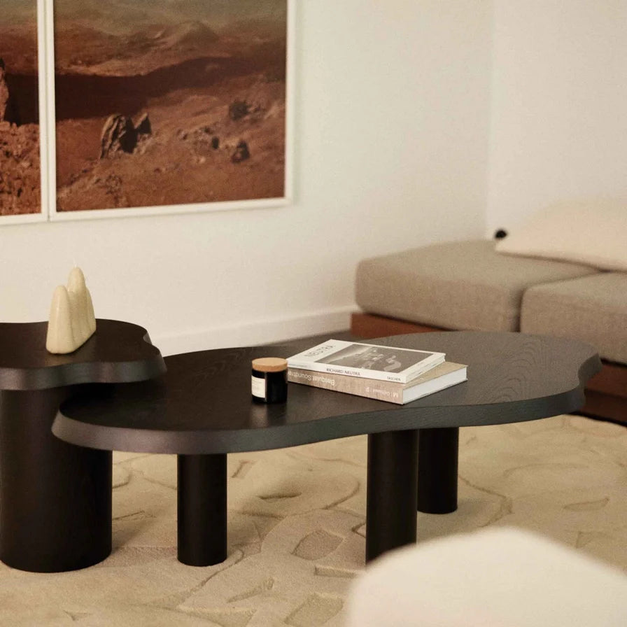 Ovale Japandi salontafels