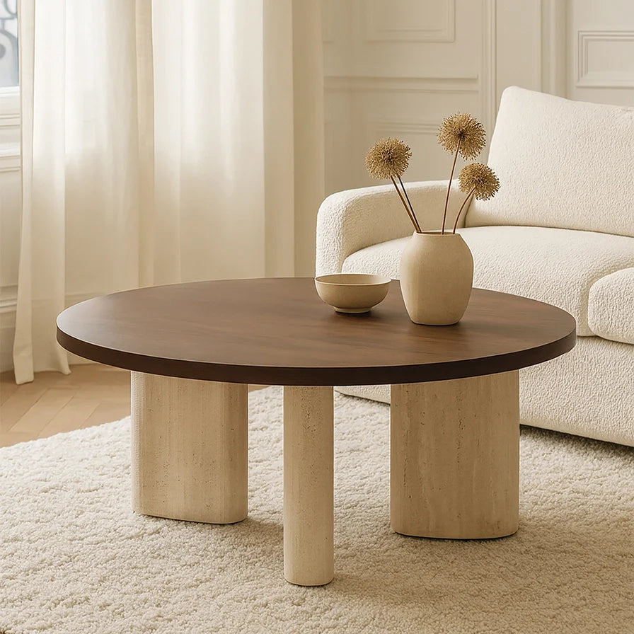 Ronde Japandi salontafels
