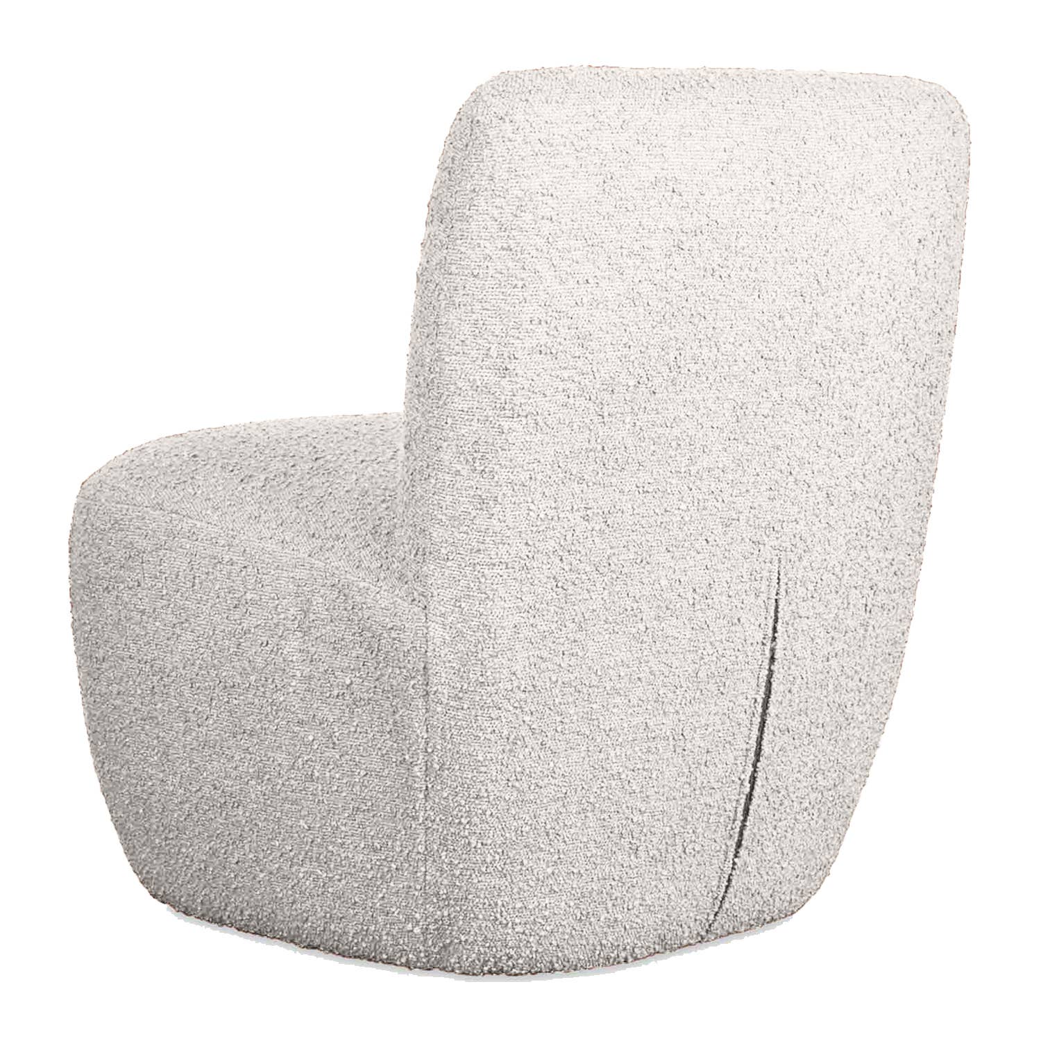 Japandi Fauteuil Eve - Bouclé Wit