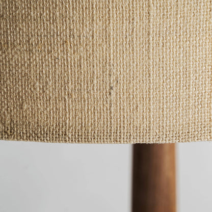 Japandi Vloerlamp Mangohout - Bruin