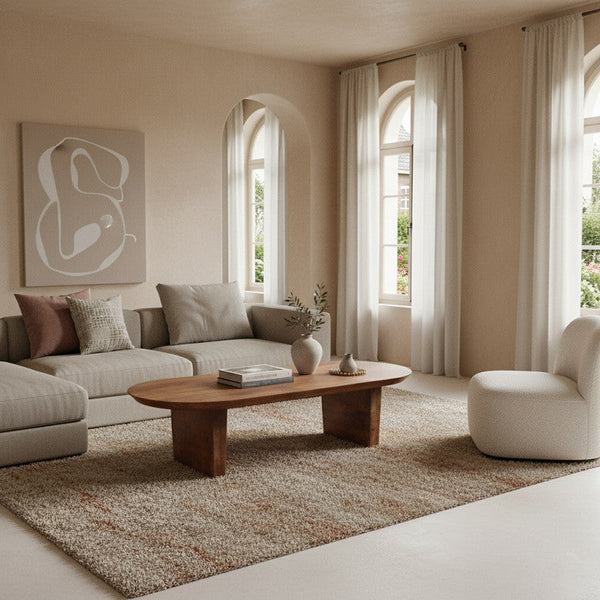 Eleonora Salontafel Stef - Naturel Eiken 80cm - What is Hip Eleonora Salontafel Stef - Naturel Eiken 80cm - What is Hip