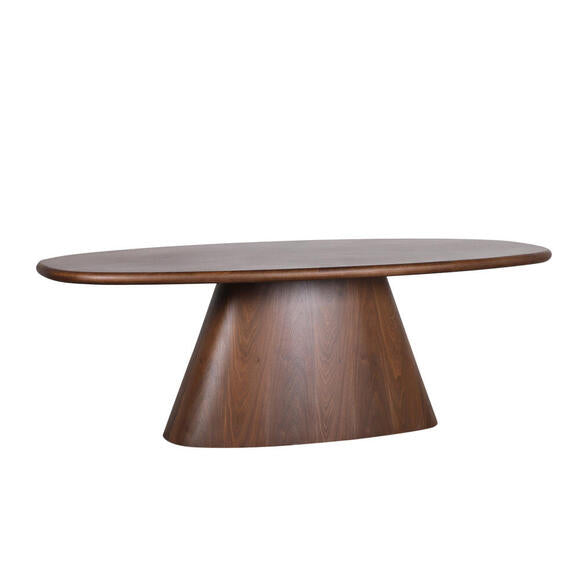 Danish eettafel walnoot fineer 220cm 8-10 personen