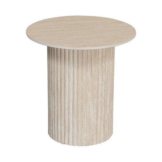 Craft salontafel travertine small rond compact
