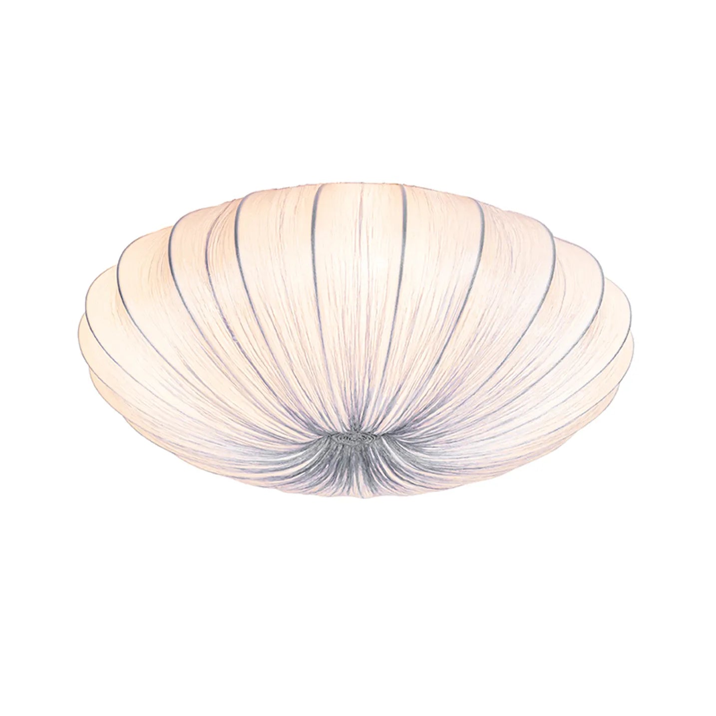 Japandi plafondlamp Plu grijs detail stoffen kappen