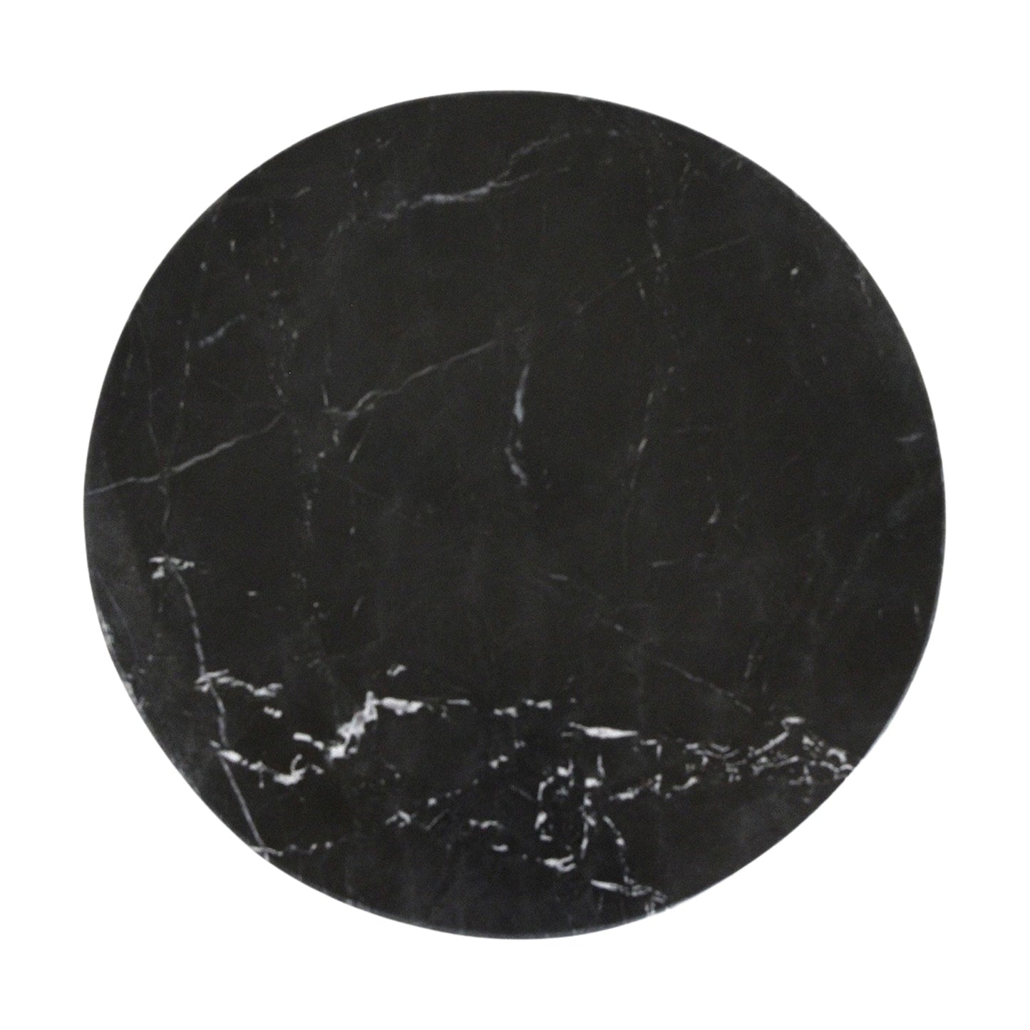 Lampung bijzettafel marmer zwart – 40x40x50 cm - Bijzettafel - afbeelding 3