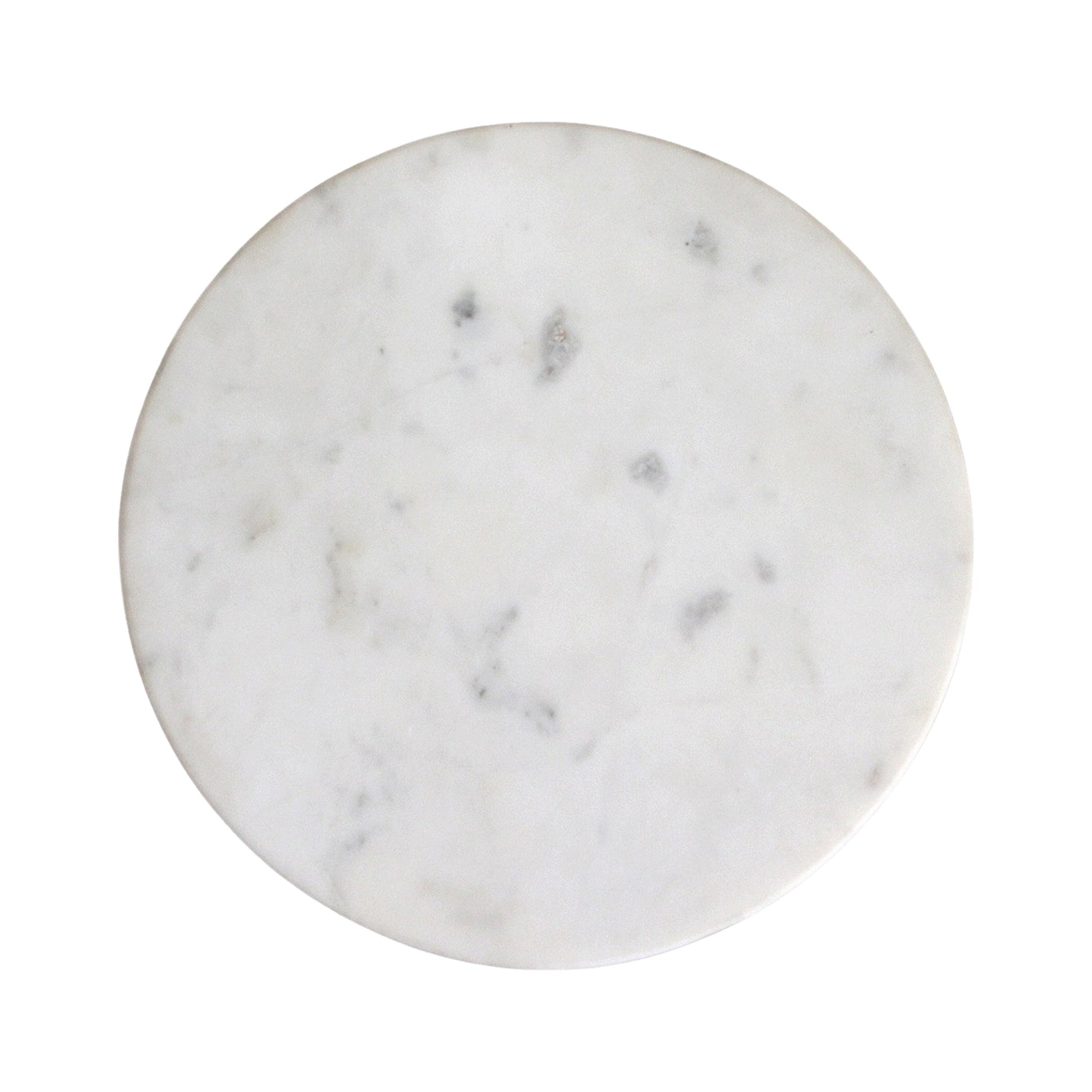 Atjeh bijzettafel marmer wit – 40x40x50 cm - Bijzettafel - afbeelding 3