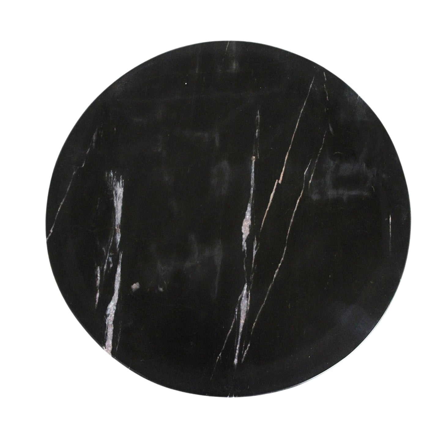 Sabah Bijzettafel Marmer Zwart – 40x40x50 cm - Bijzettafel - afbeelding 3