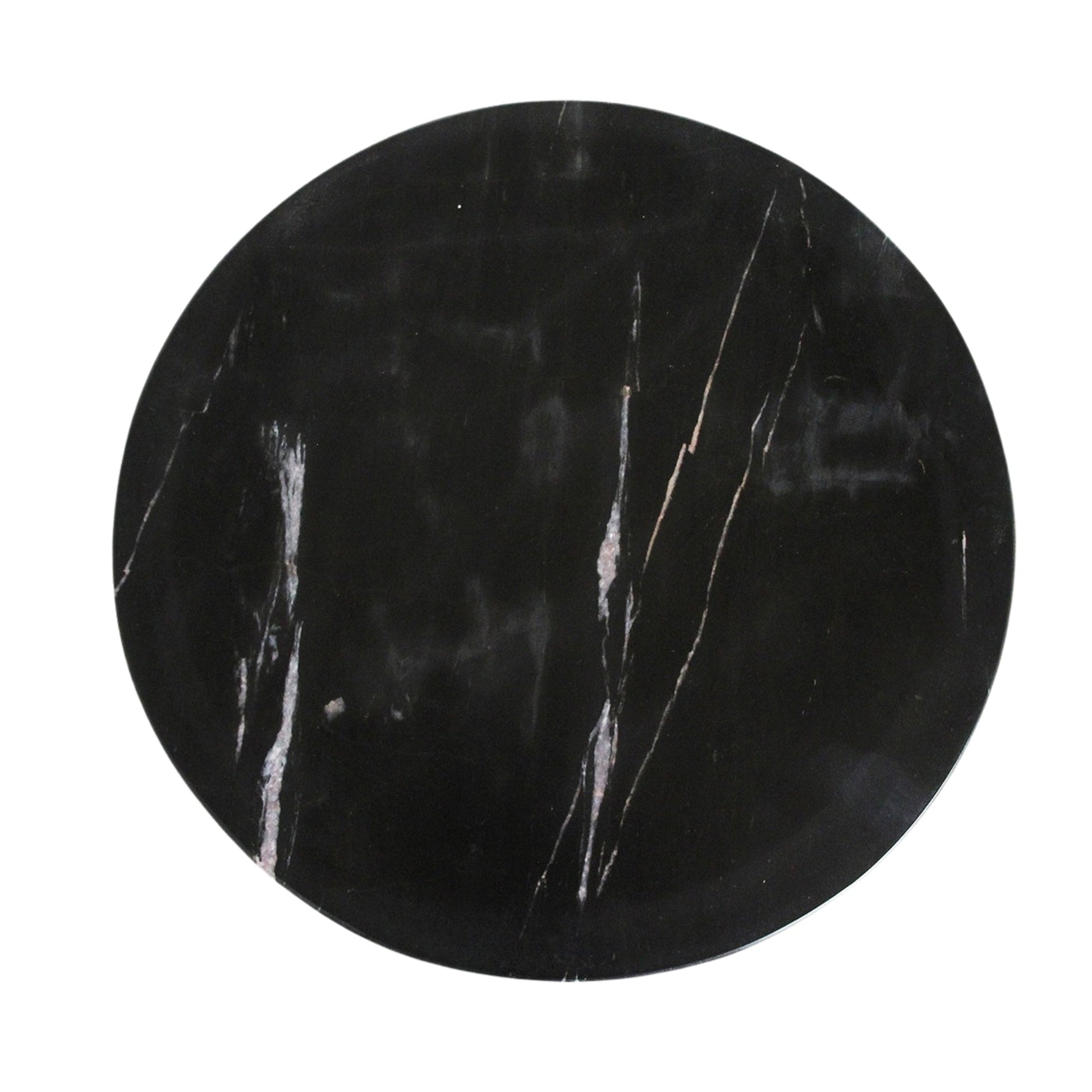 Sabah Bijzettafel Marmer Zwart – 40x40x50 cm - Bijzettafel - afbeelding 3