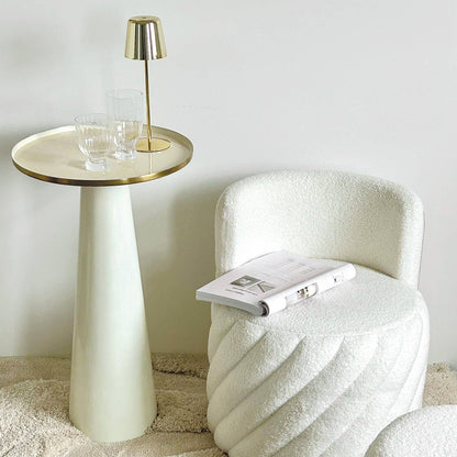 Japandi Draaistoel Alex - Teddy Wit