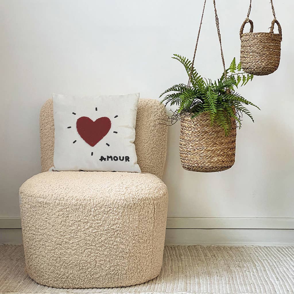 Japandi Fauteuil Eve - Fleece Naturel