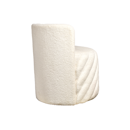 Japandi Draaistoel Alex - Teddy Wit