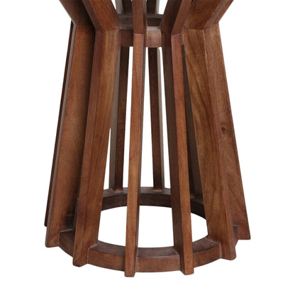 Sabah Bijzettafel Marmer Zwart – 40x40x50 cm - Bijzettafel - afbeelding 9
