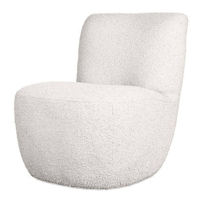 Japandi Fauteuil Eve - Bouclé Wit