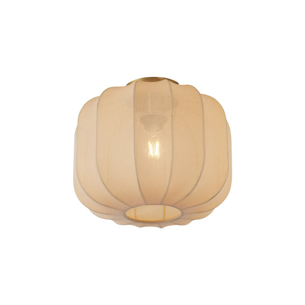 Japandi plafondlamp Pluni detail gouden frame