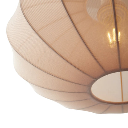 Japandi hanglamp Bida beige 2-lichts boven eettafel