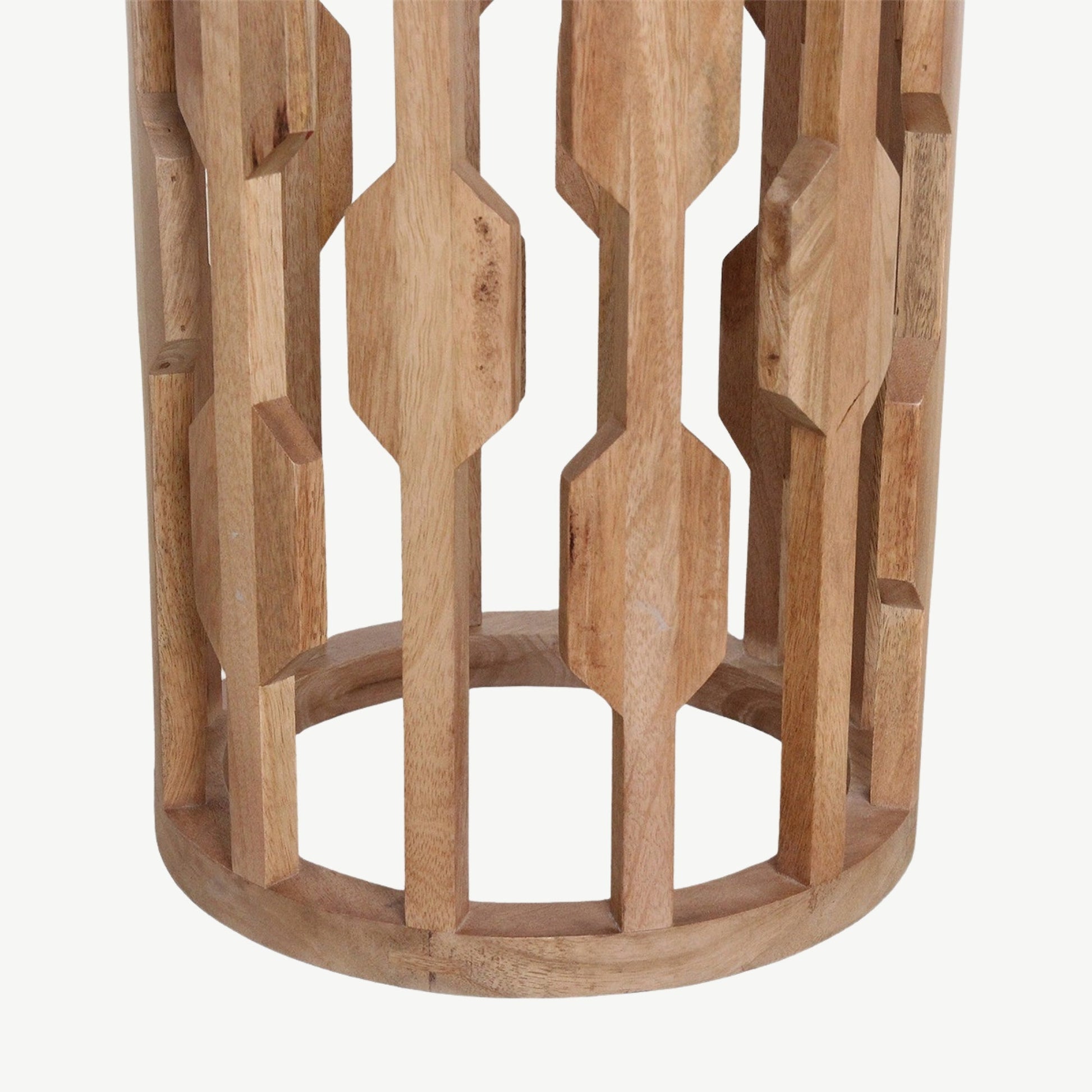 Atjeh bijzettafel marmer wit – 40x40x50 cm - Bijzettafel - afbeelding 12