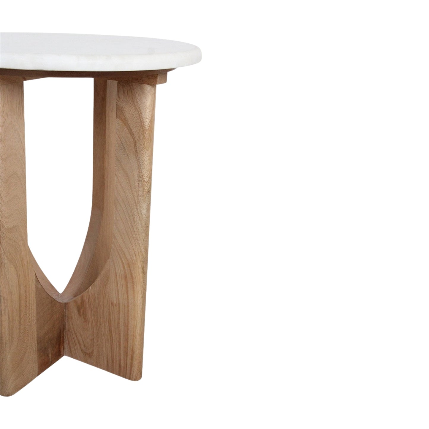 Kuching Bijzettafel Marmer Wit - Bijzettafel - afbeelding 11