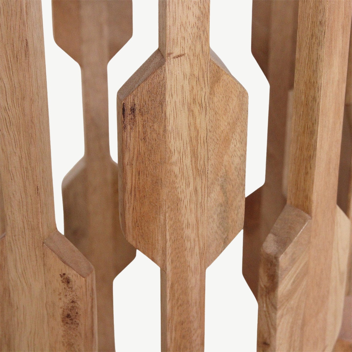 Atjeh bijzettafel marmer wit – 40x40x50 cm - Bijzettafel - afbeelding 7