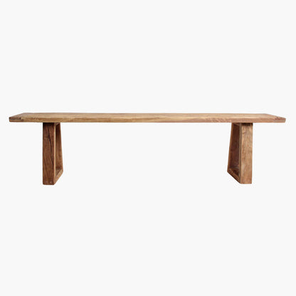 Teakhouten Eetkamerbank Farmwood 180cm - Eetkamerbank - afbeelding 3