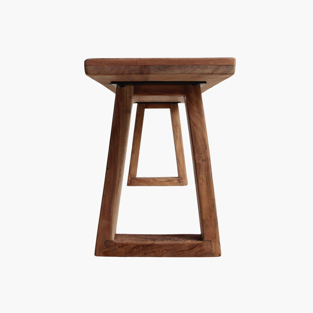 Teakhouten Eetkamerbank Farmwood 180cm - Eetkamerbank - afbeelding 4