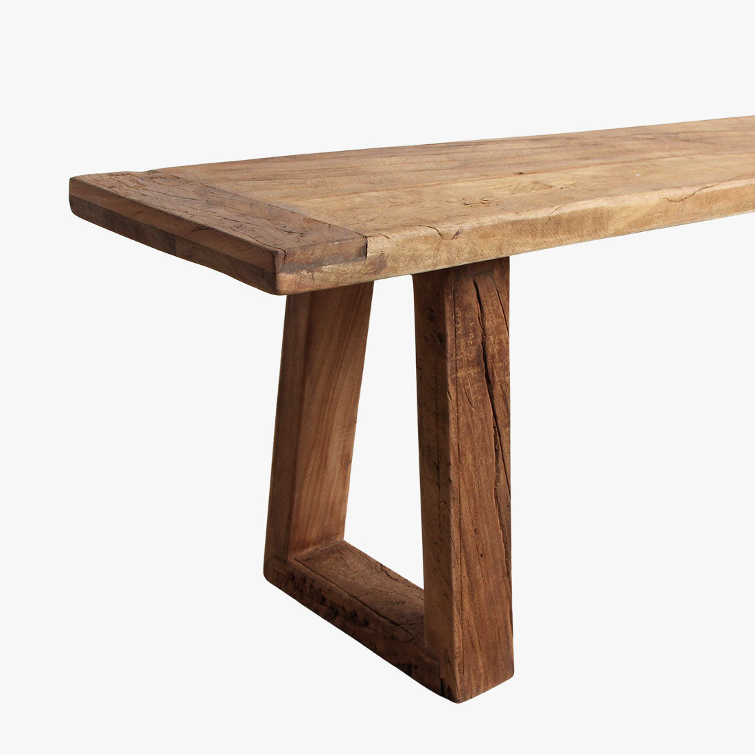 Teakhouten Eetkamerbank Farmwood 180cm - Eetkamerbank - afbeelding 5