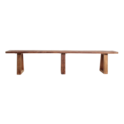 Teakhouten Eetkamerbank Farmwood 200cm - Eetkamerbank - afbeelding 3