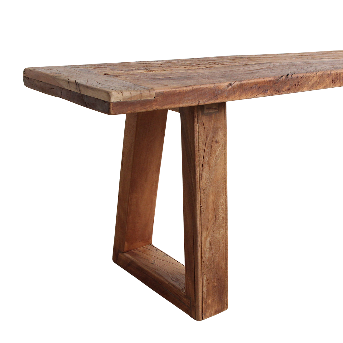 Teakhouten Eetkamerbank Farmwood 200cm - Eetkamerbank - afbeelding 5