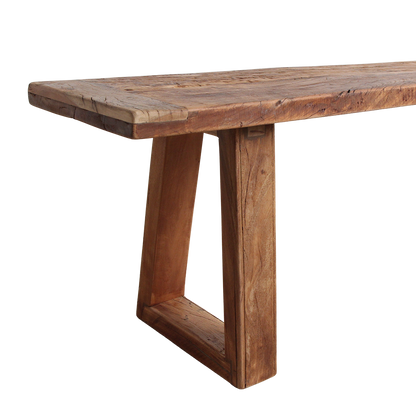 Teakhouten Eetkamerbank Farmwood 200cm - Eetkamerbank - afbeelding 5