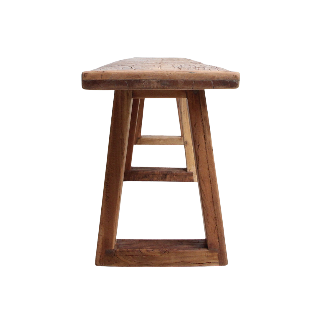 Teakhouten Eetkamerbank Farmwood 200cm - Eetkamerbank - afbeelding 6