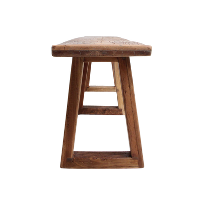 Teakhouten Eetkamerbank Farmwood 200cm - Eetkamerbank - afbeelding 6