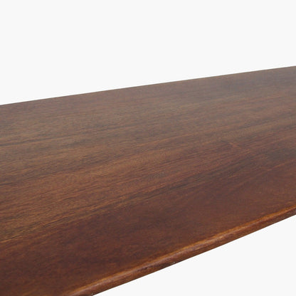 Eetkamerbank Bullnose Bruin Mangohout 200cm - Eetkamerbank - afbeelding 6