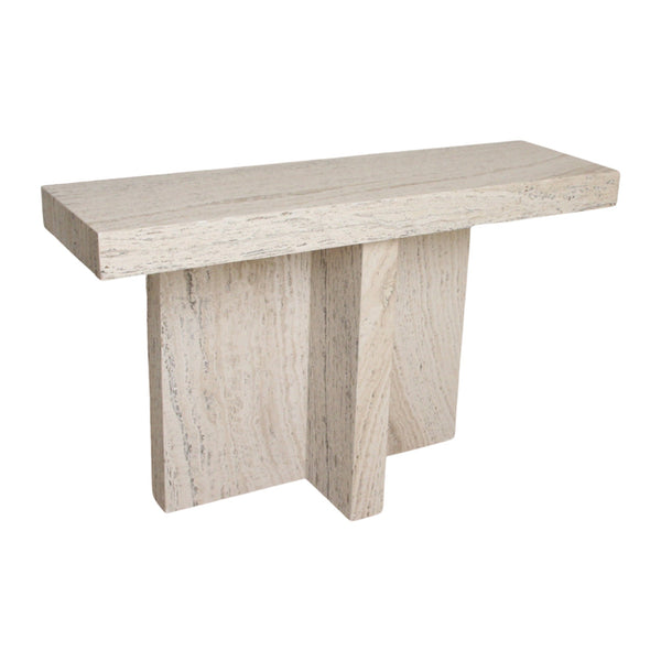 Travertin Sidetable Triangle - Sidetable