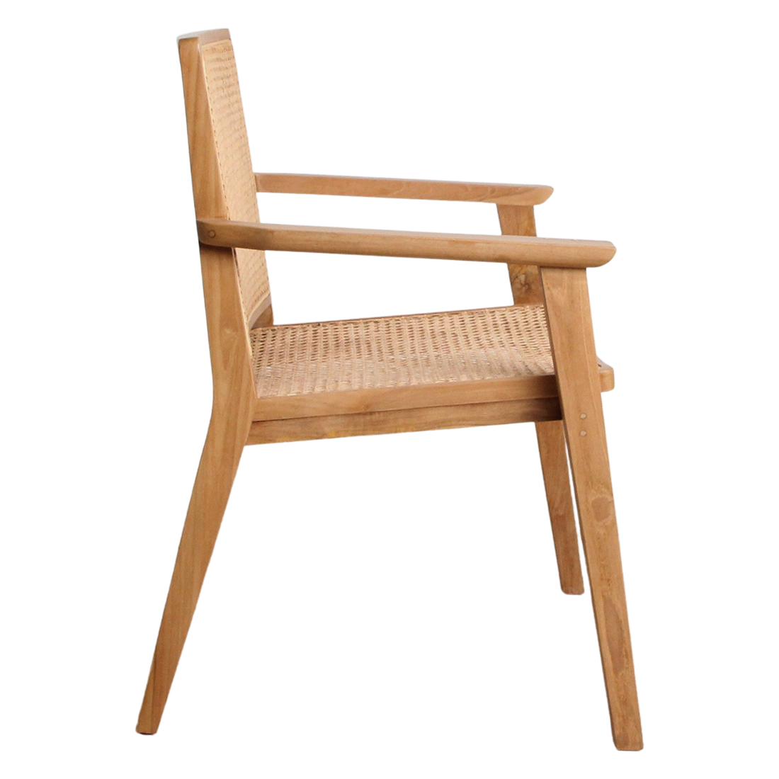 Set van 2 Eetkamerstoelen Nova Teak - Eetkamerstoel - afbeelding 3