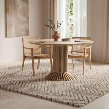 Set van 2 Eetkamerstoelen Nova Teak - Eetkamerstoel - afbeelding 4