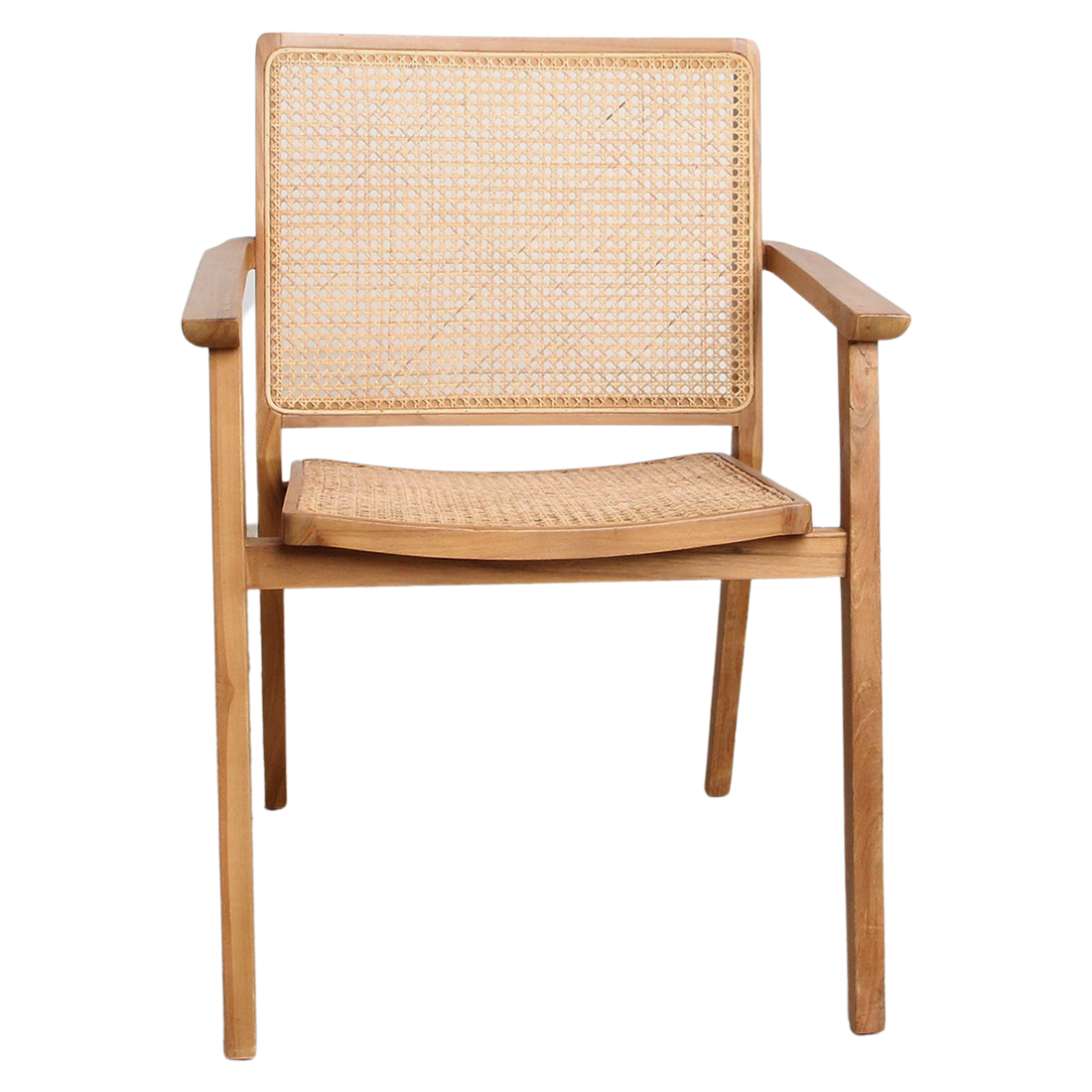 Set van 2 Eetkamerstoelen Nova Teak - Eetkamerstoel - afbeelding 5