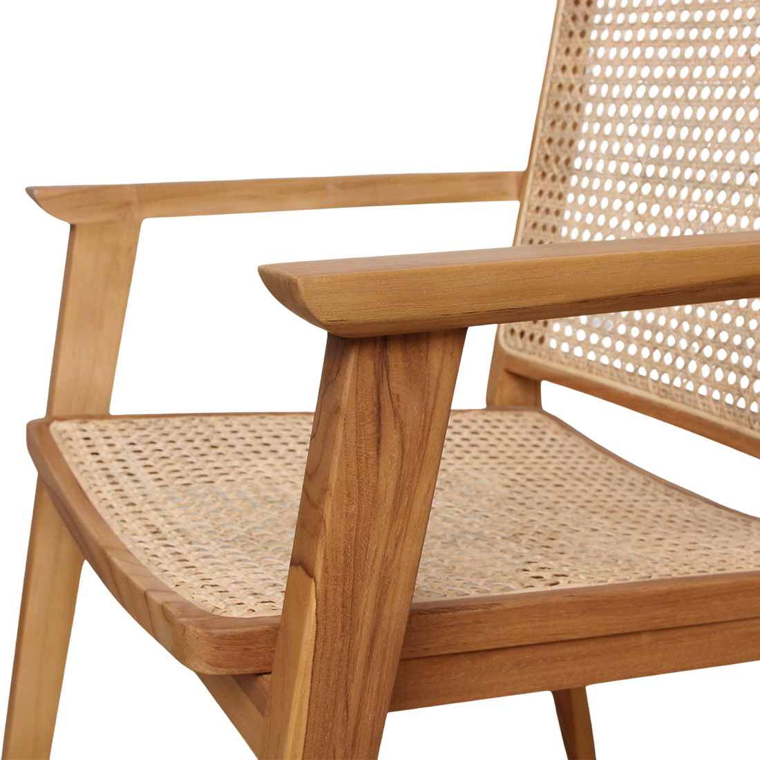 Set van 2 Eetkamerstoelen Nova Teak - Eetkamerstoel - afbeelding 8