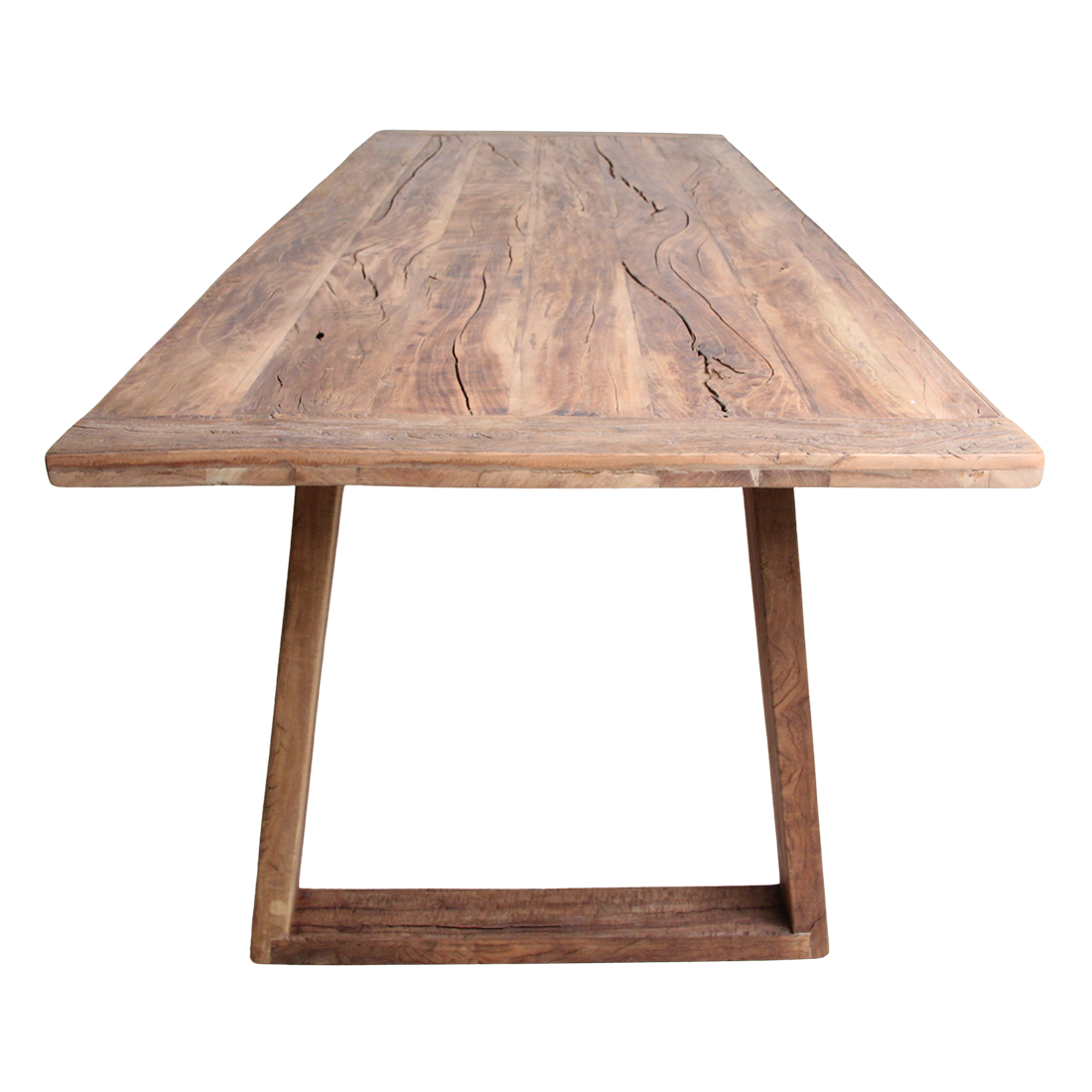 Teakhouten Eettafel Farmwood 240cm - Eetkamertafel - afbeelding 6