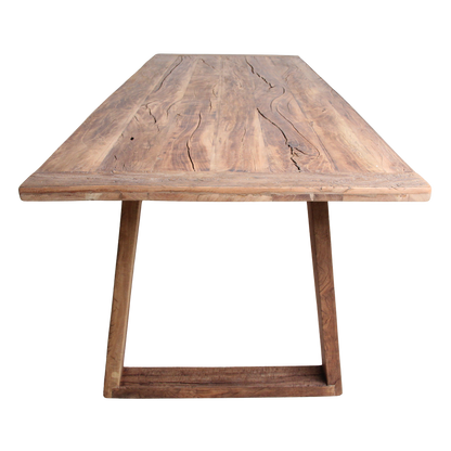 Teakhouten Eettafel Farmwood 240cm - Eetkamertafel - afbeelding 6