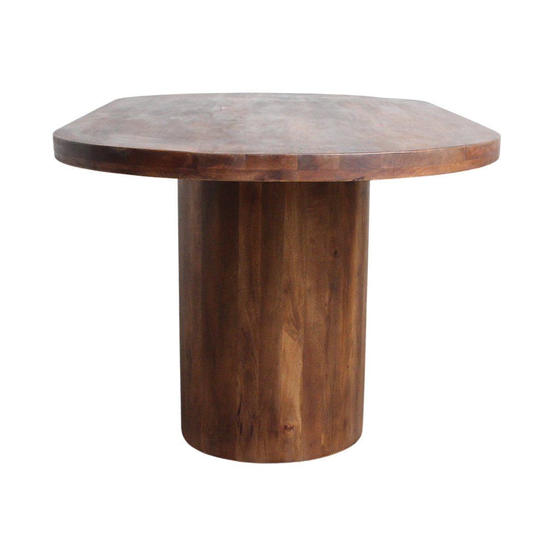 Bullnose Oblong Mangohouten Eettafel Ovaal - 240 cm - Eetkamertafel - afbeelding 6