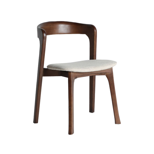Japandi Eetkamerstoelen Iepenhout - Bruin Set van 2