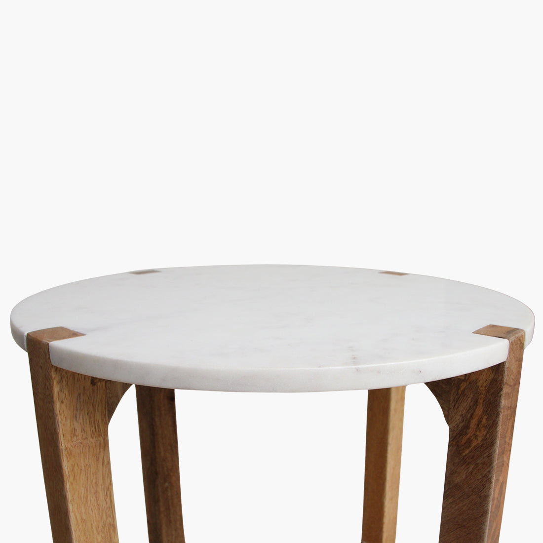 Bijzettafel Marmer Wit - Bijzettafel - afbeelding 4