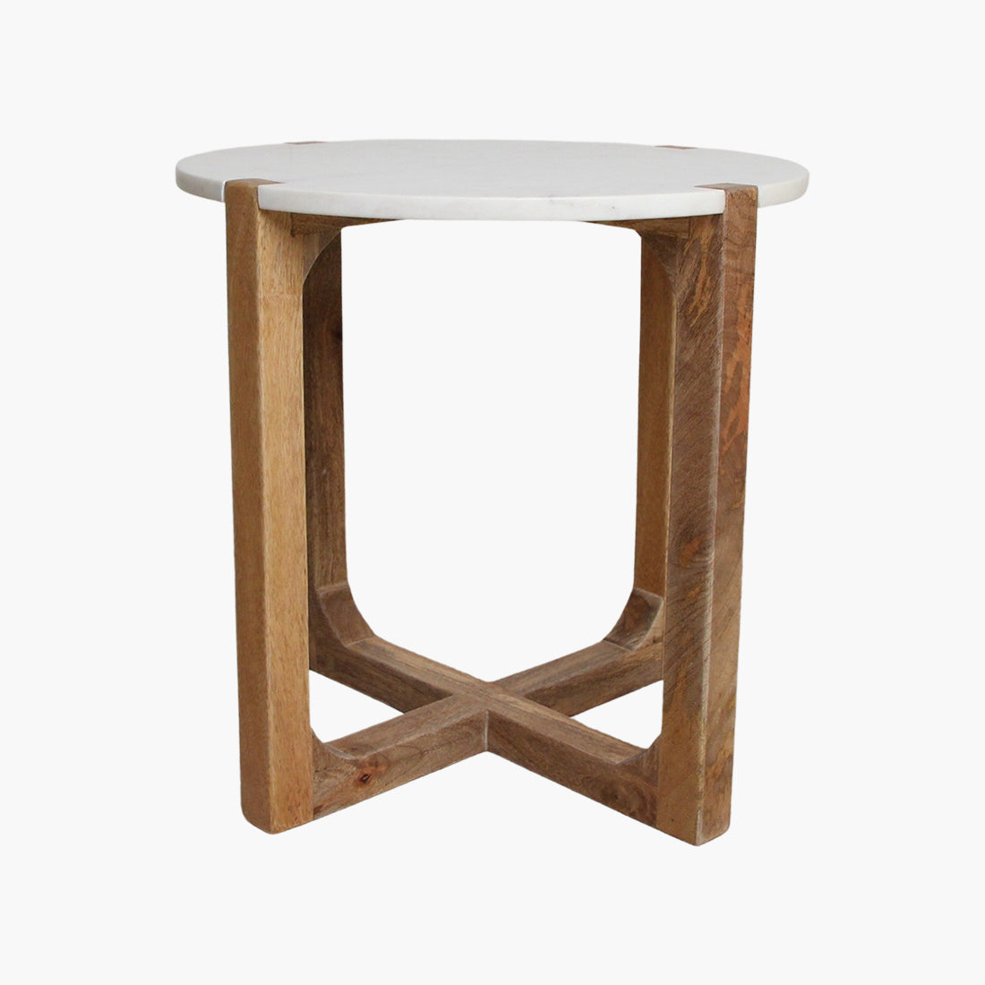Bijzettafel Marmer Wit - Bijzettafel - afbeelding 5