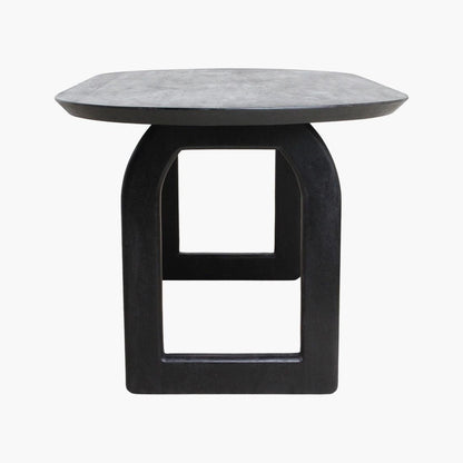 Bullnose Eettafel Open Zwart - Eetkamertafel - afbeelding 2