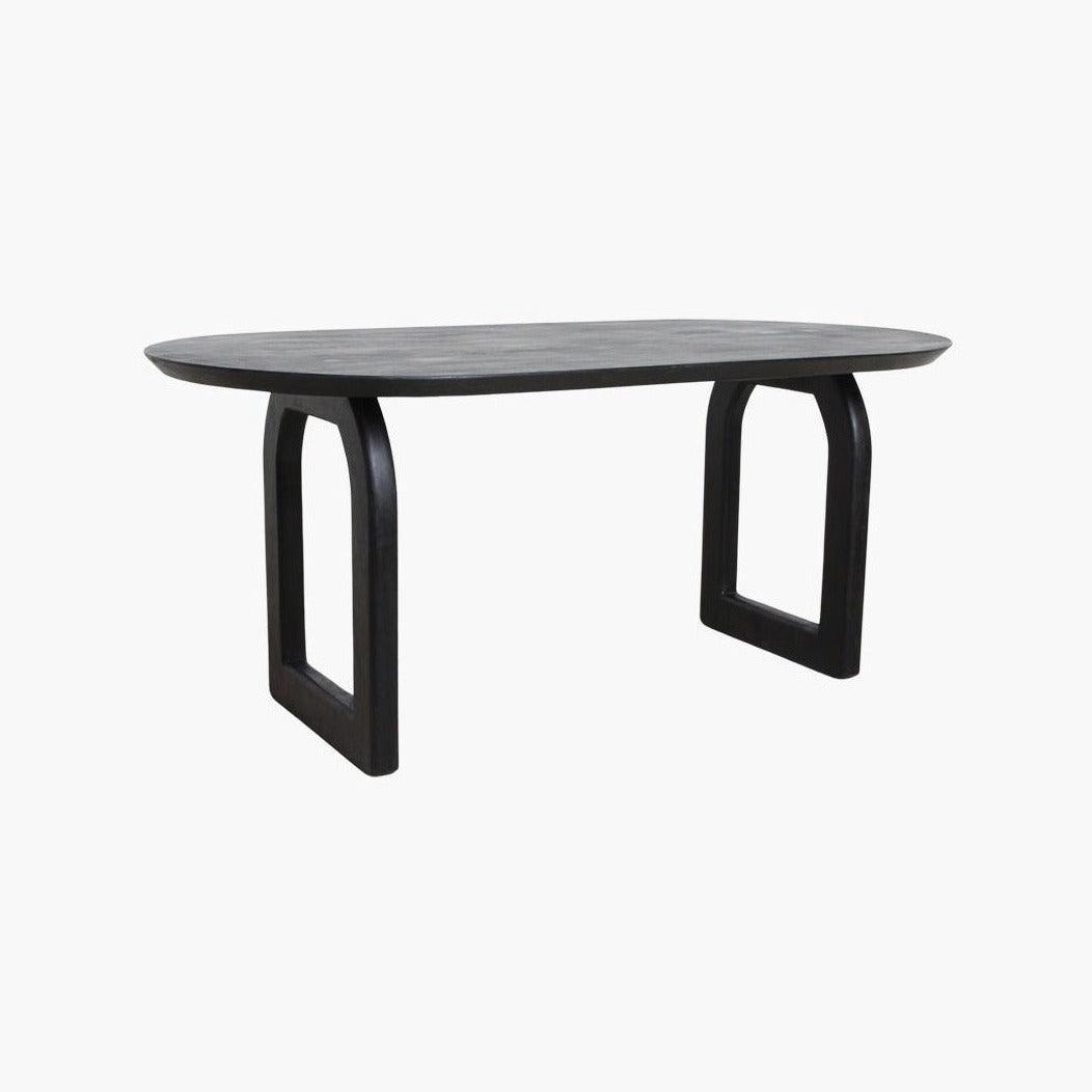 Bullnose Eettafel Open Zwart - Eetkamertafel - afbeelding 6