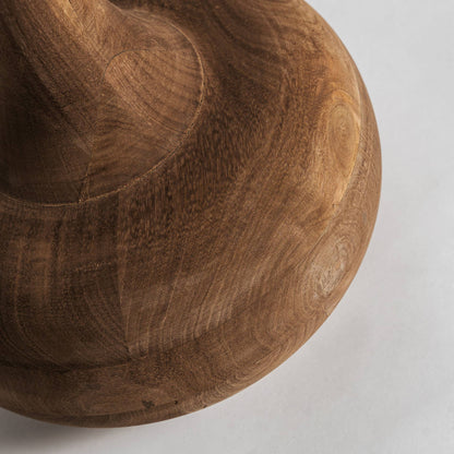 Japandi Vloerlamp Mangohout - Bruin