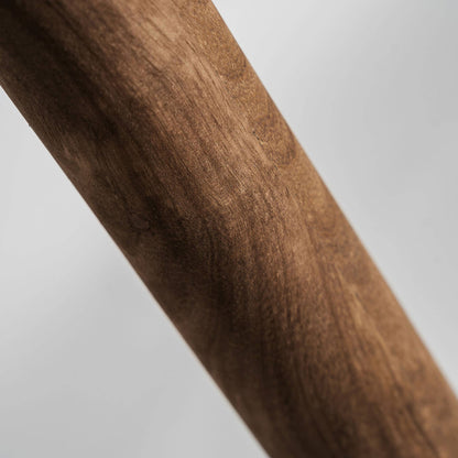 Japandi Vloerlamp Mangohout - Bruin