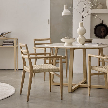 Infinity Ronde Eettafel Ø120cm - Eetkamertafel - afbeelding 3