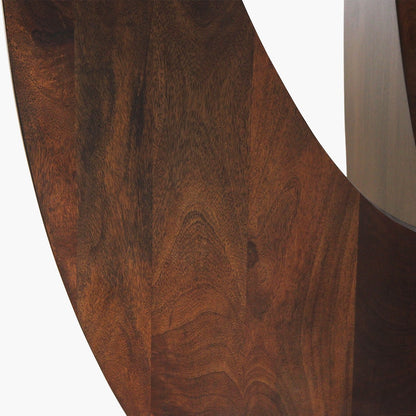 Ronde Eetkamertafel Travertin Ronde Bruin Onderstel Ø120cm - Eetkamertafel - afbeelding 5